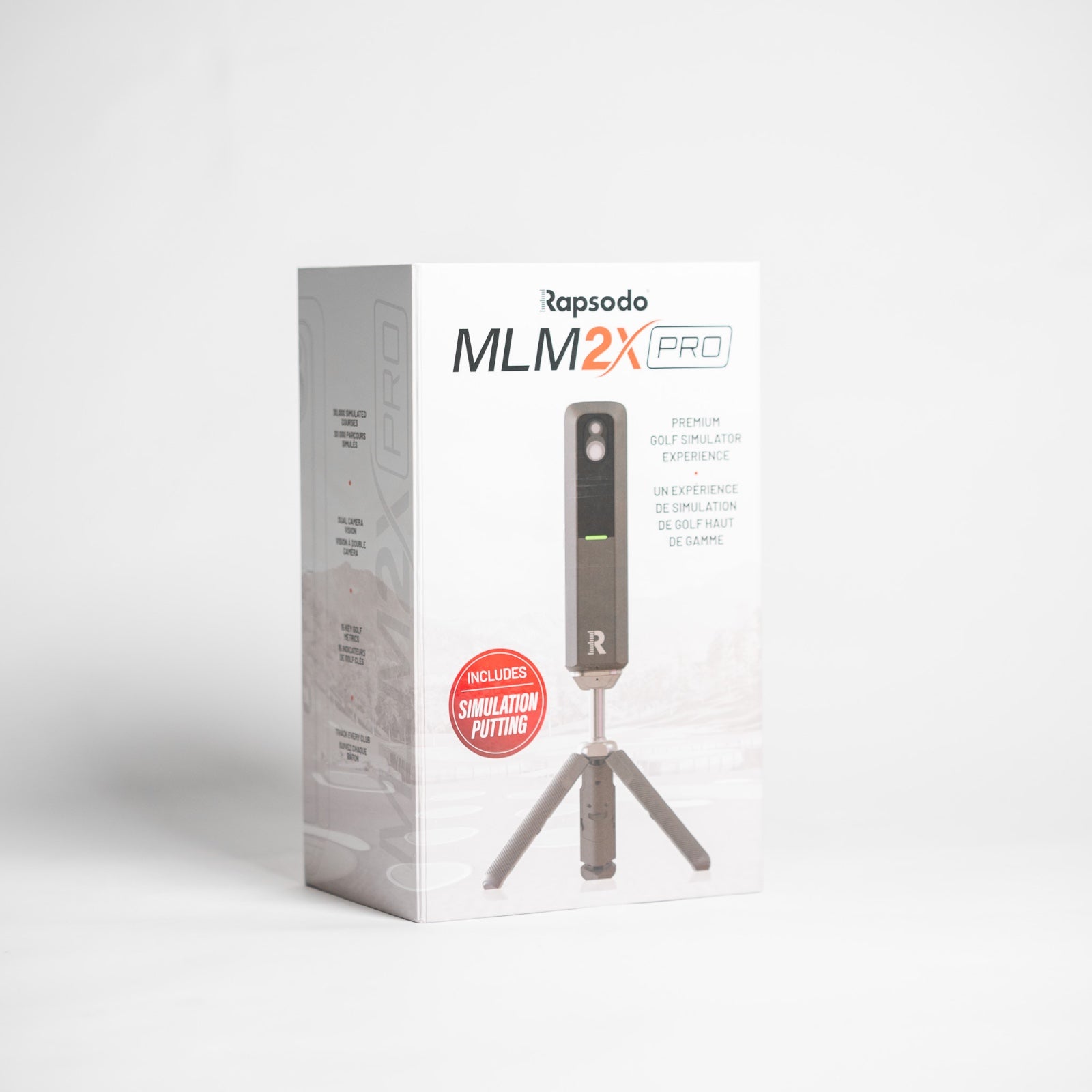 Rapsodo MLM2XPRO mobiili golf-lyöntianalysaattori ja simulaattori